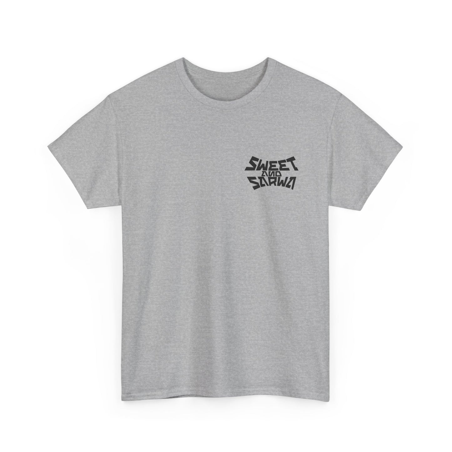 Sweet and Sarwa MMA Menu Tee - Grey