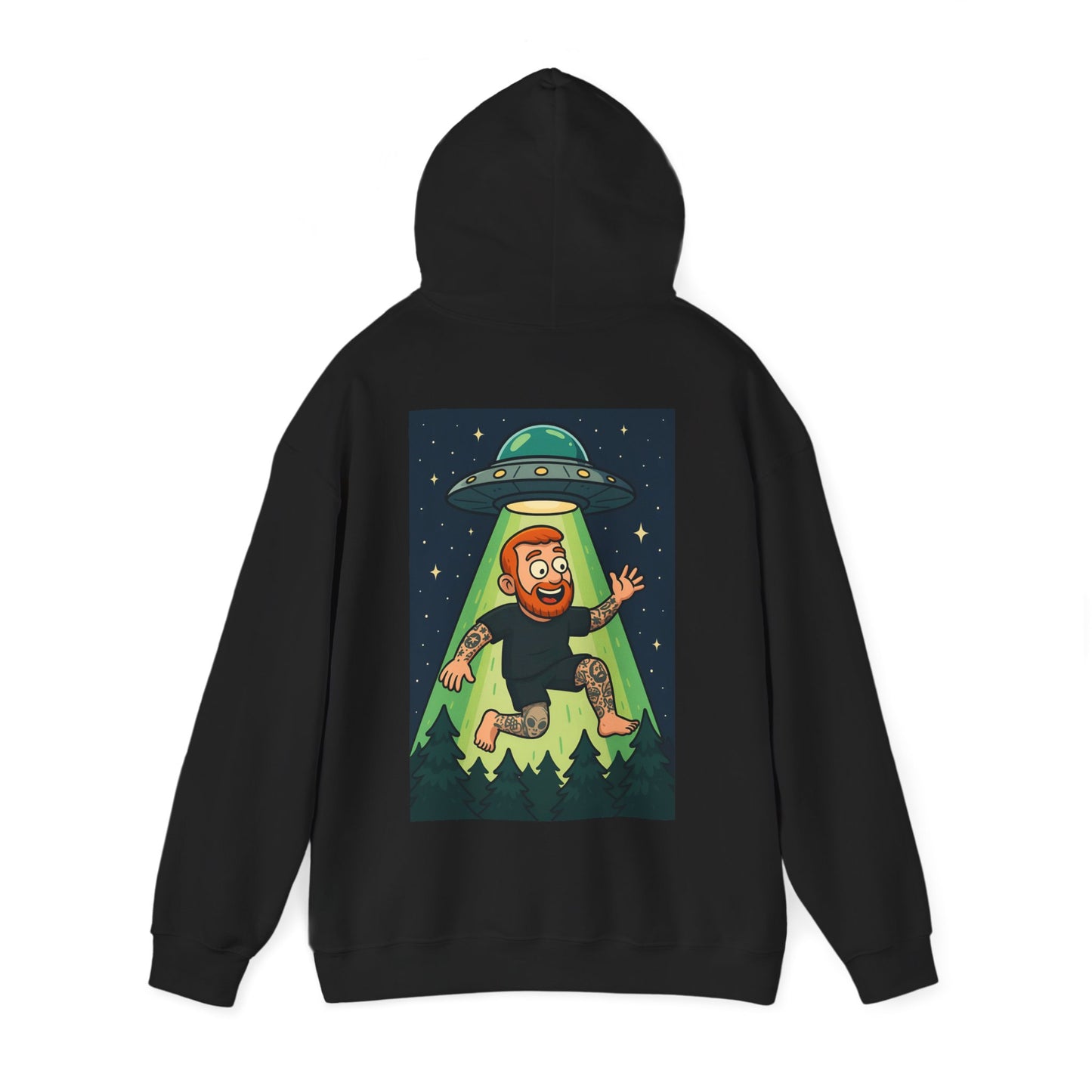 Sweet and Sarwa Alien Abduction Hoodie - Black