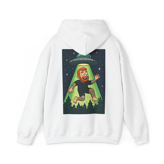 Sweet and Sarwa Alien Abduction Hoodie - White
